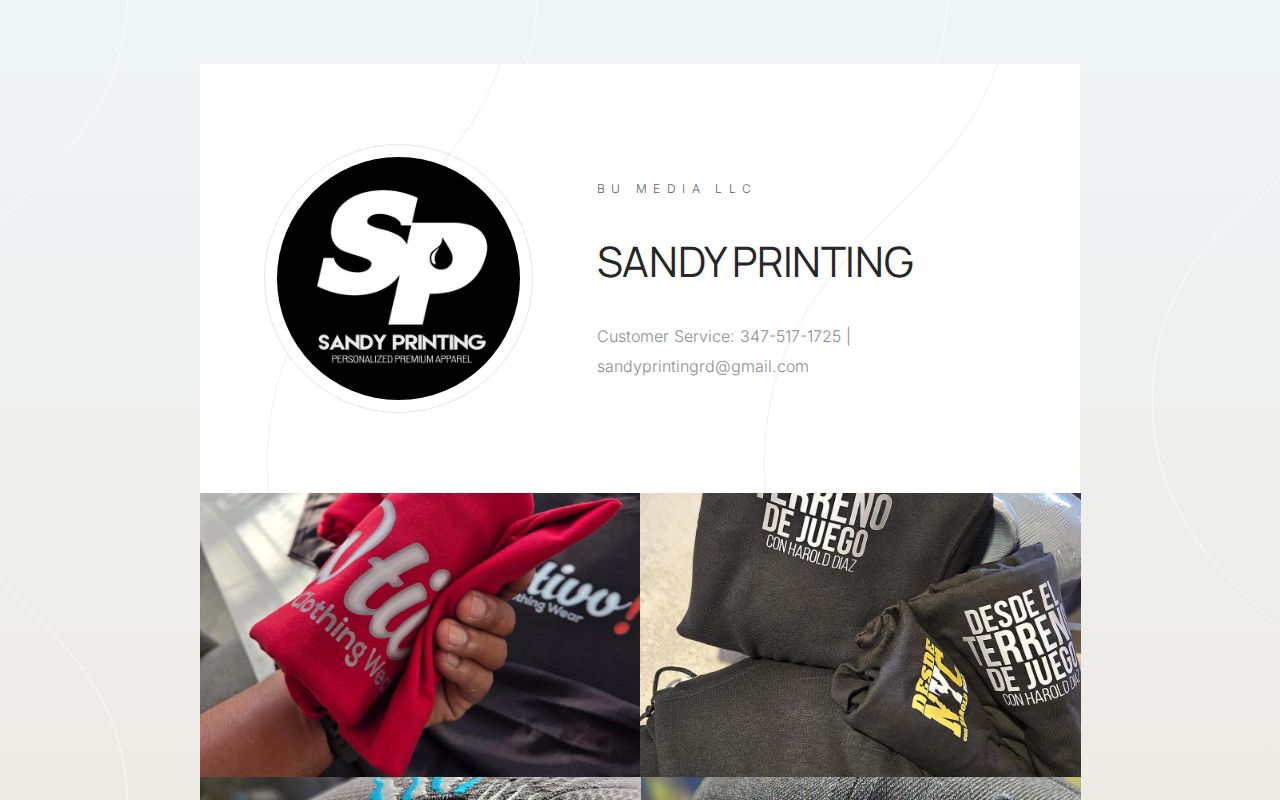 Sandy Printing